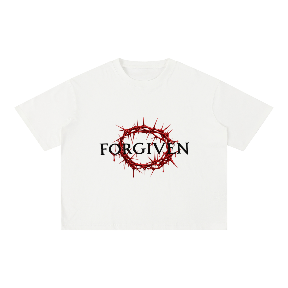 Mineral Wash Boxy Cotton T-Shirt