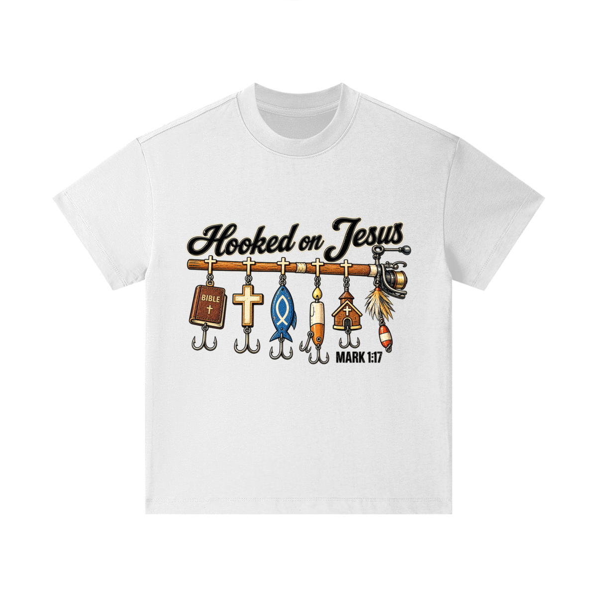 Pure Cotton Essential Kids T-Shirt HookedonJesus