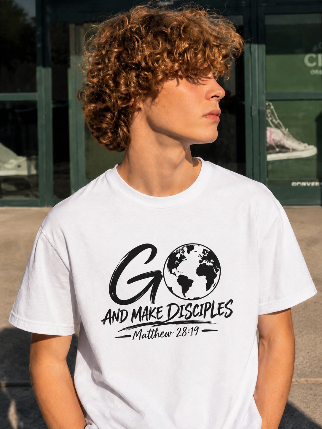 Pure Cotton Unisex T-Shirt Go and make disciples