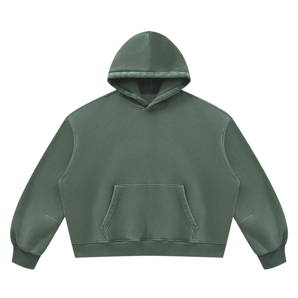 Unisex Vintage Wash Boxy Fleece Hoodie consider