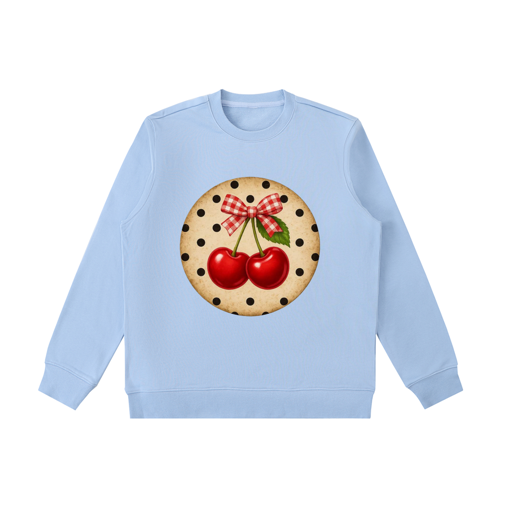 Essential Heavyweight Crewneck  Sweatshirt cherry vintage