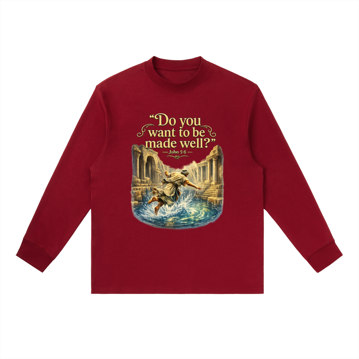 Essential Crewneck Long-Sleeve T-Shirt