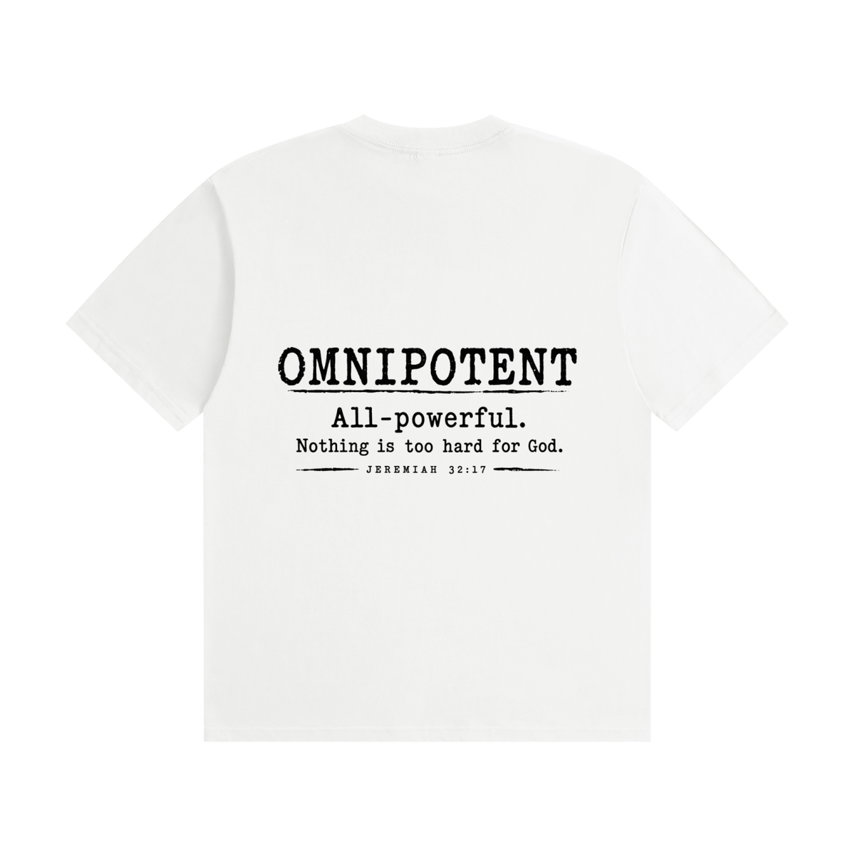 Unisex Seamless Cotton T-Shirt