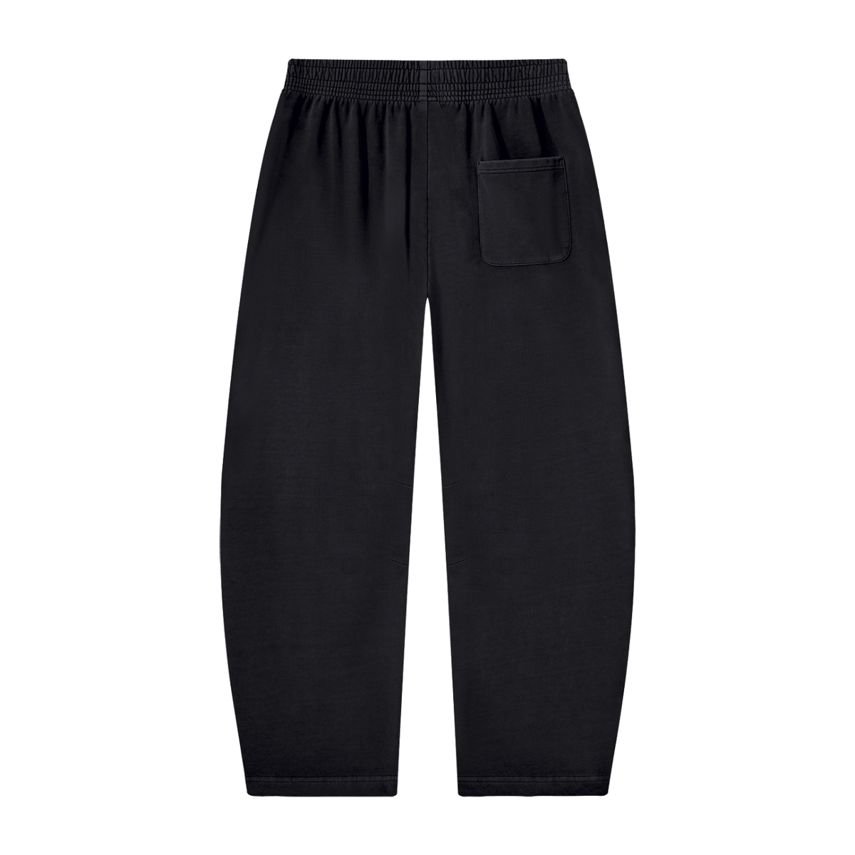 Unisex Vintage Washed Barrel Leg Sweatpants thorny crown and nails