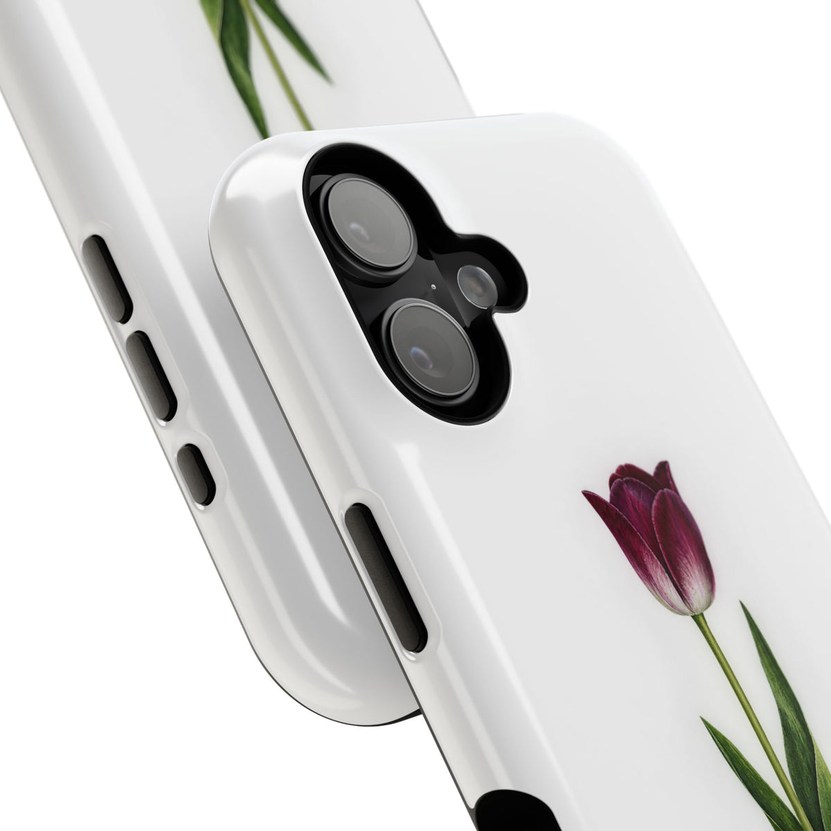 Impact-Resistant Phone Case — “Loved By His Grace” Tulip Design