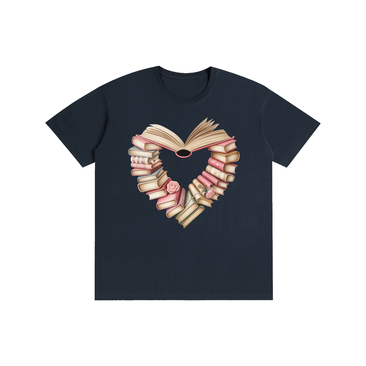 Pure Cotton Unisex T-Shirt heartbooks