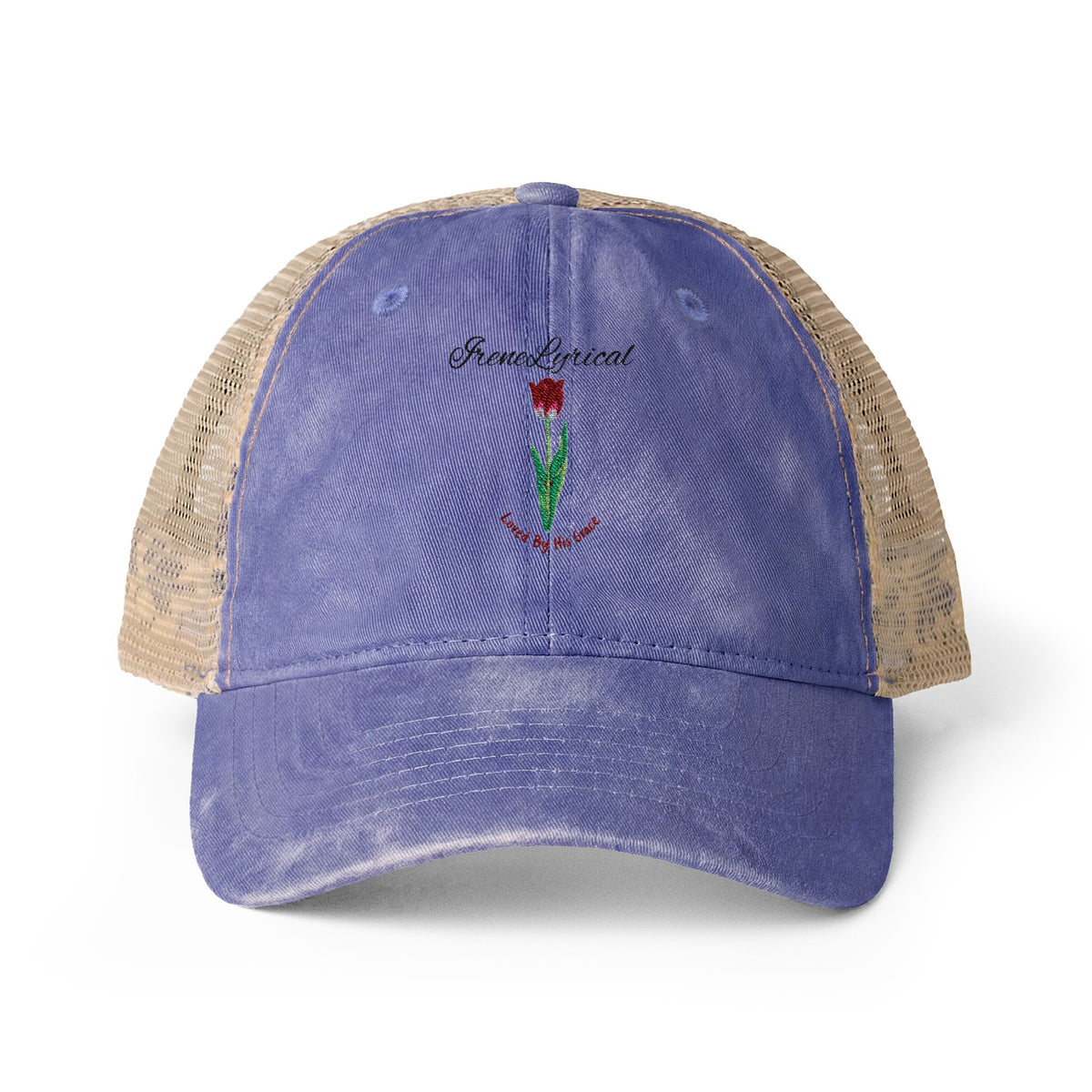 Irene Lyrical Tulip Women's Washed Mesh-Back Cap