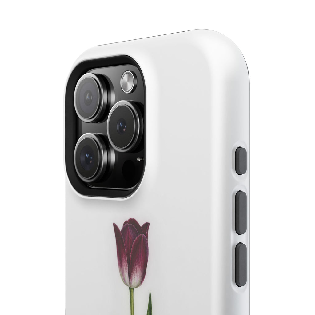 Impact-Resistant Phone Case — “Loved By His Grace” Tulip Design