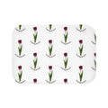 Loved By His Grace Tulip Bath Mat — Floral Christian Bathroom Rug