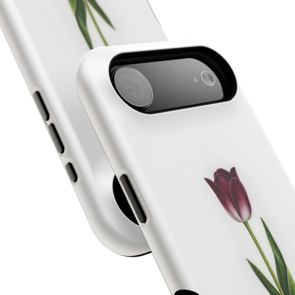 Impact-Resistant Phone Case — “Loved By His Grace” Tulip Design