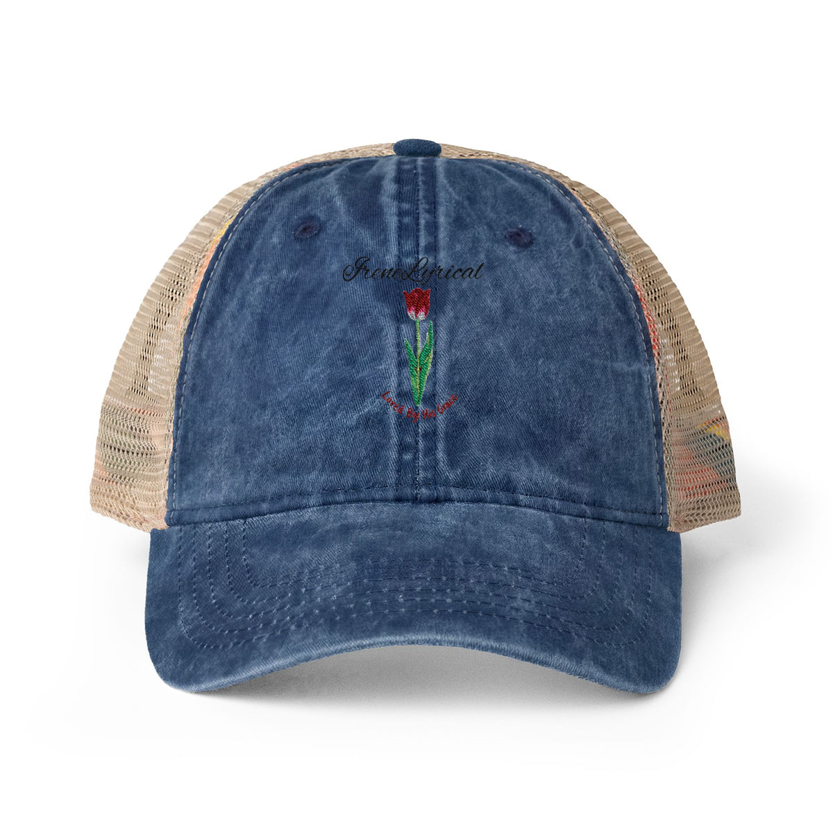 Irene Lyrical Tulip Women's Washed Mesh-Back Cap