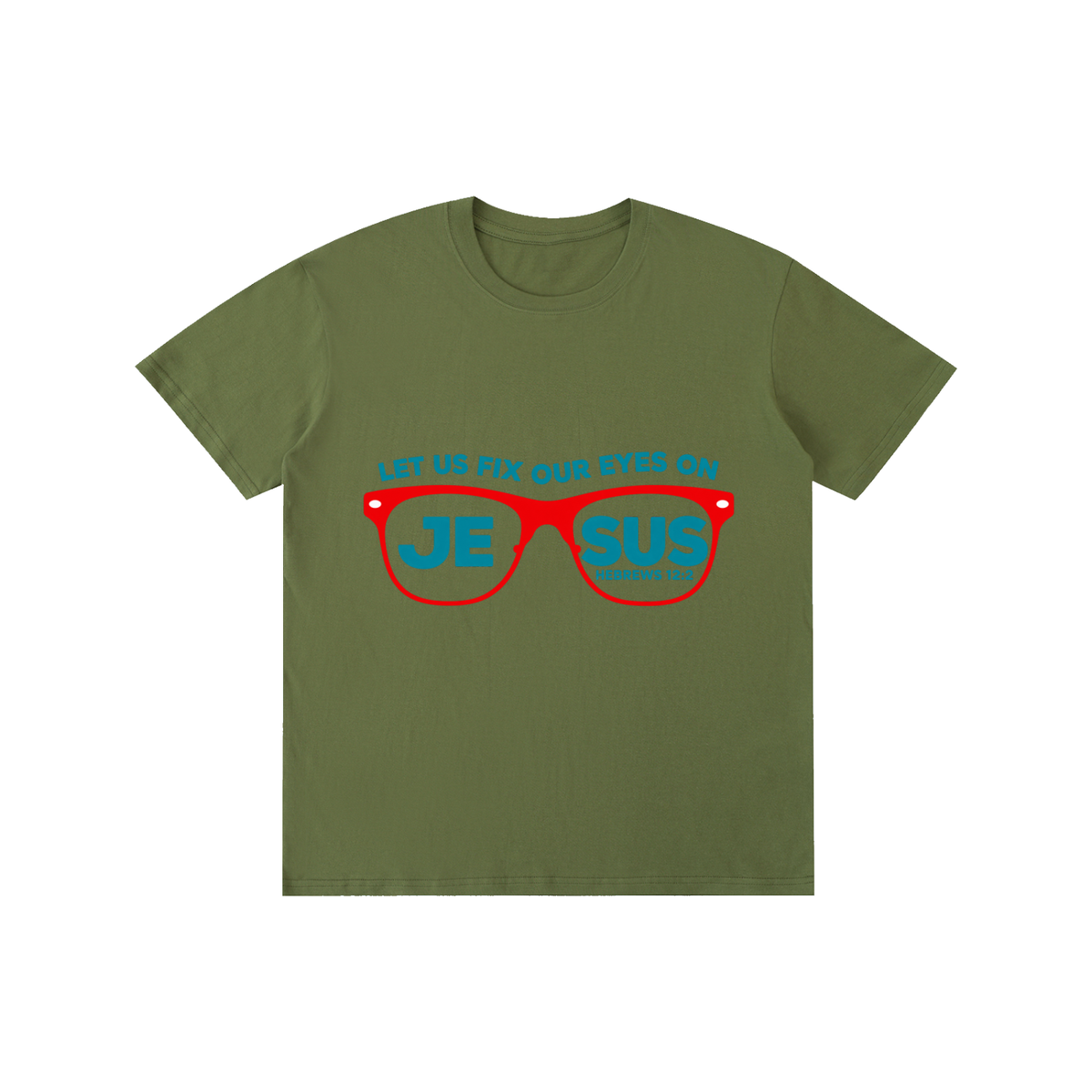 Pure Cotton Unisex T-Shirt Let us fix our eyes on Jesus