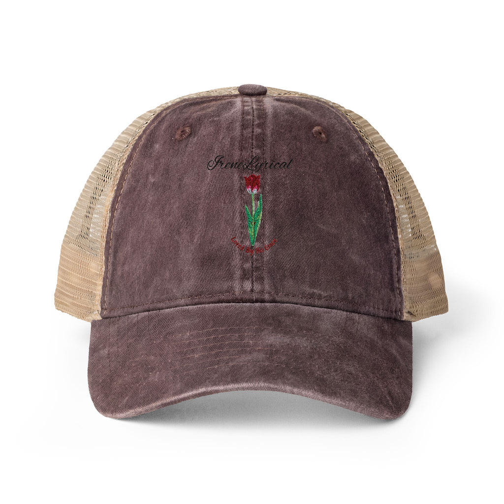 Irene Lyrical Tulip Women's Washed Mesh-Back Cap