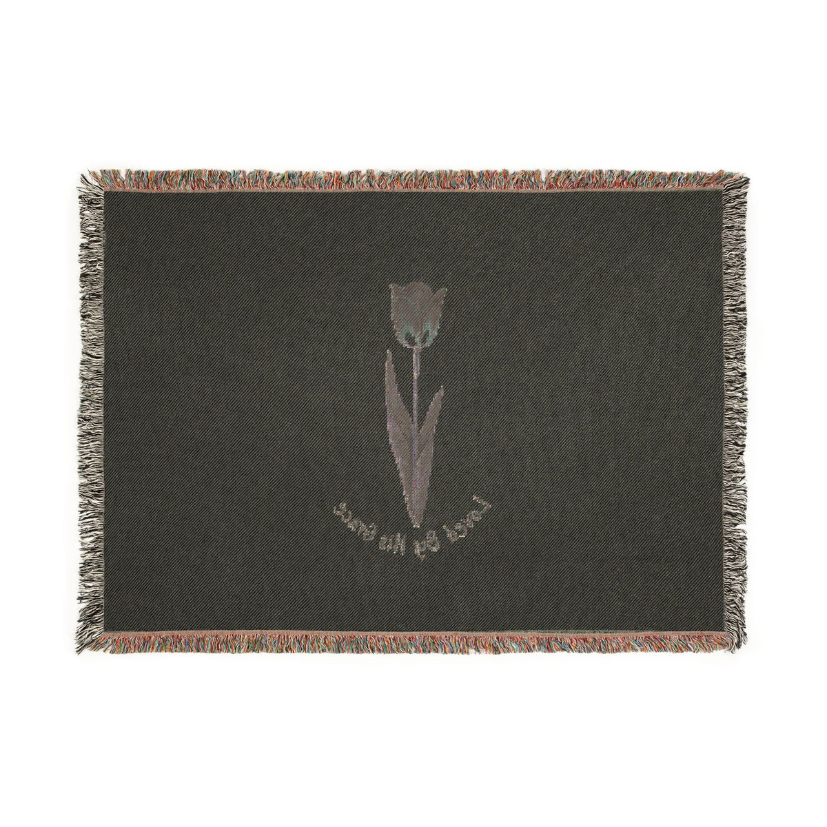 Tulip Woven Blanket — "Loved By The Stars" Floral Throw