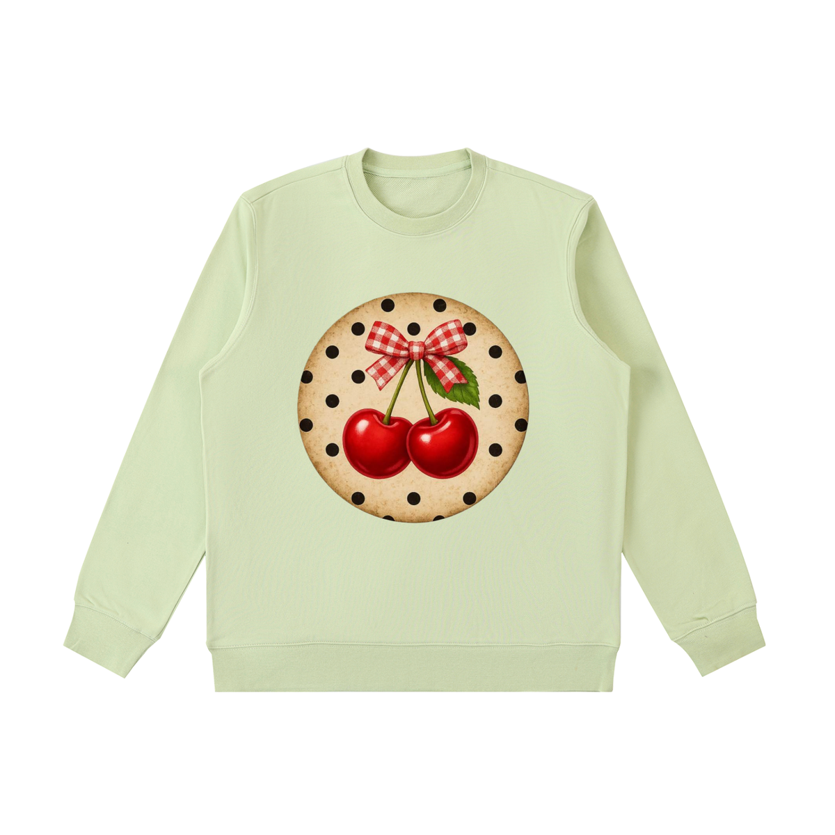 Essential Heavyweight Crewneck  Sweatshirt cherry vintage