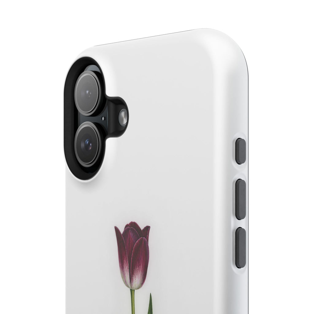 Impact-Resistant Phone Case — “Loved By His Grace” Tulip Design