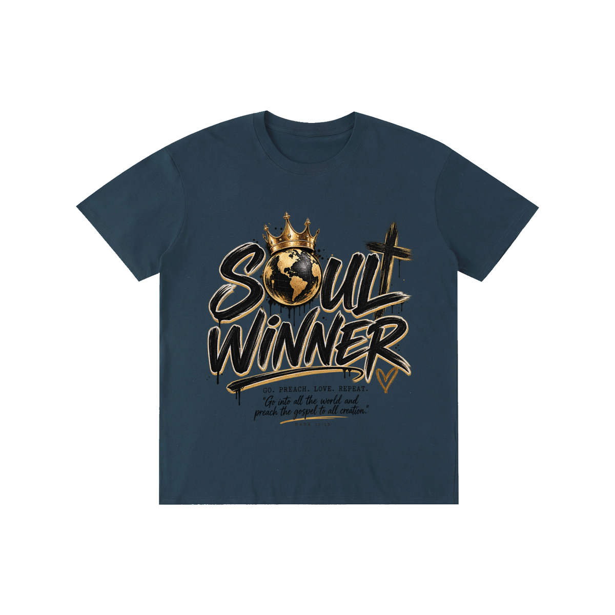 Pure Cotton Unisex T-Shirt Soul winner