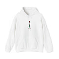 Tulip Embroidered Hoodie – Minimal Floral "I Love You" Sweatshirt