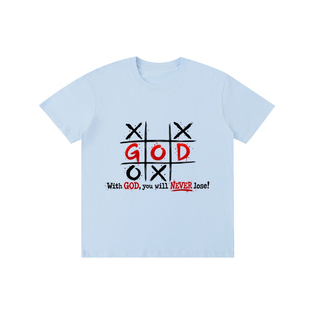 Pure Cotton Unisex T-Shirt With God you never lose