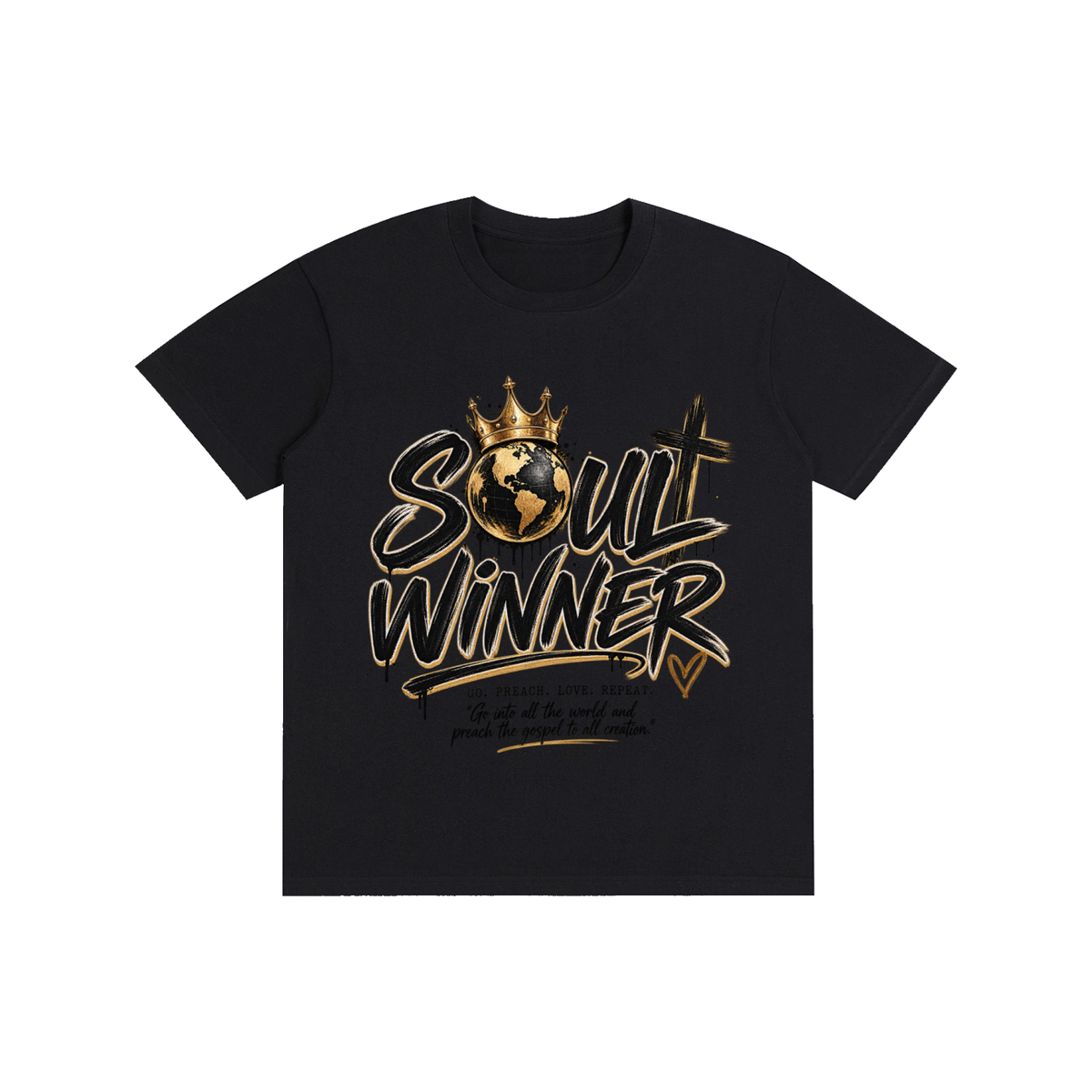 Pure Cotton Unisex T-Shirt Soul winner