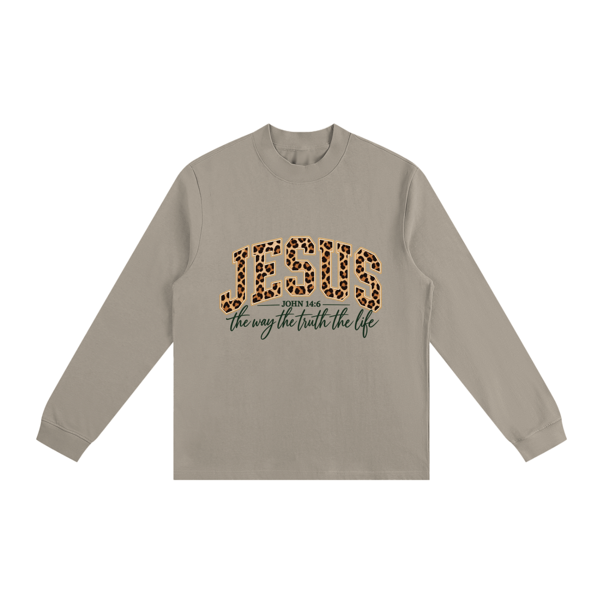 Essential Non-Shrink Mock Neck Sweatshirt