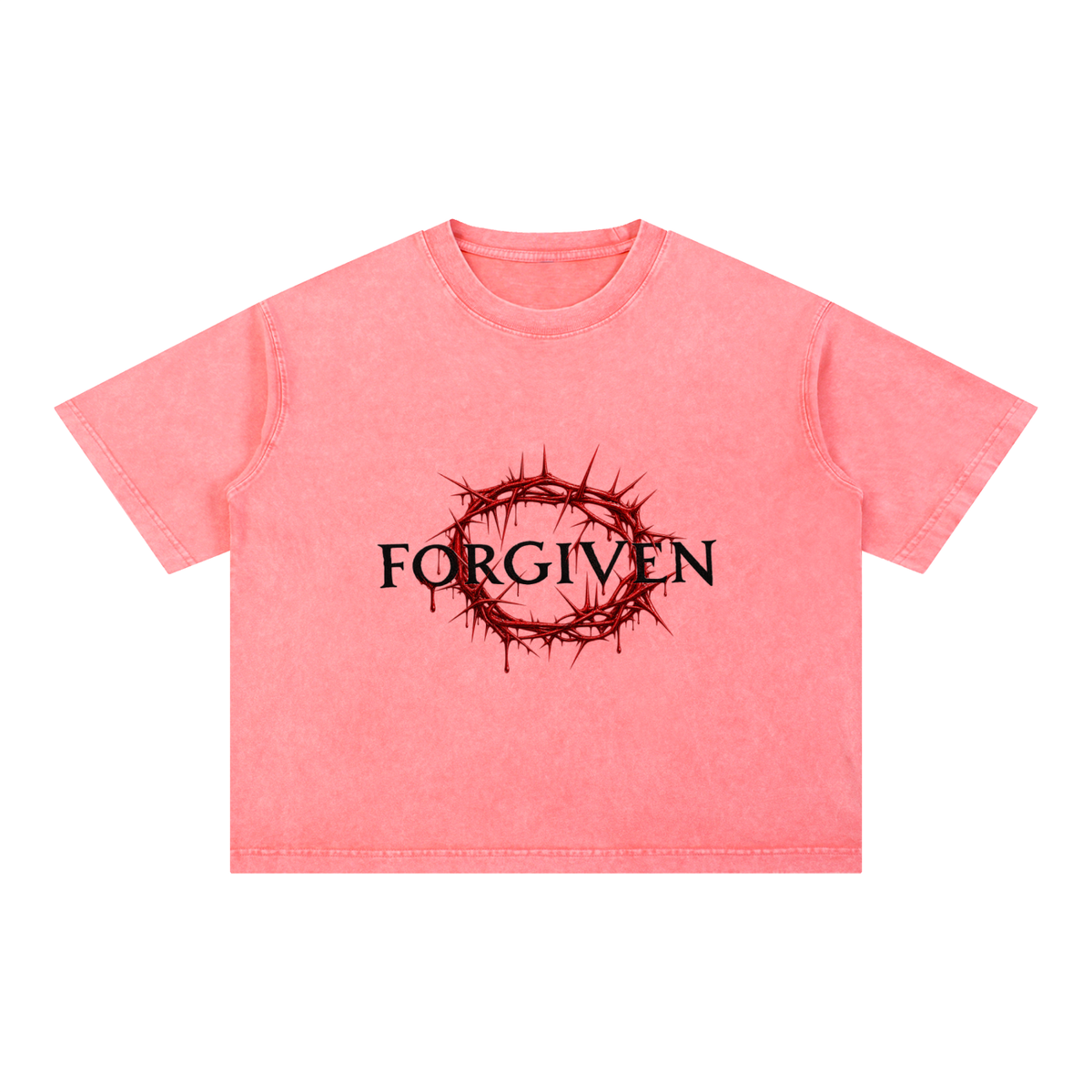 Mineral Wash Boxy Cotton T-Shirt