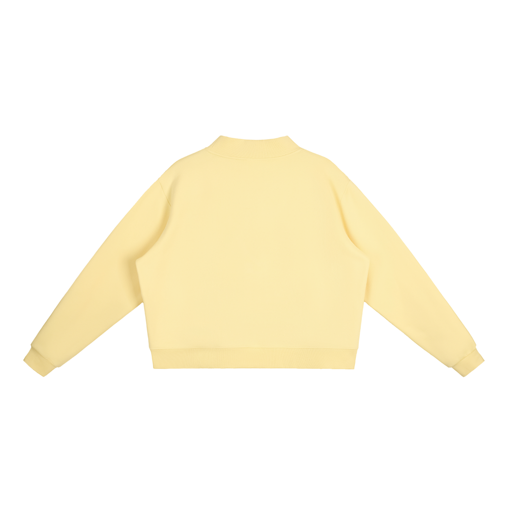 Essential Fleece Mock-Neck Crew Sweatshirt I can do all things through Christ