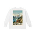 Kids' Quick-Dry Cotton Long-Sleeve Tee Switzerland