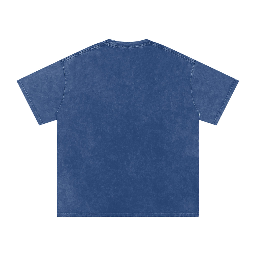 Snow Washed Oversized Cotton T-Shirt Go Deeper