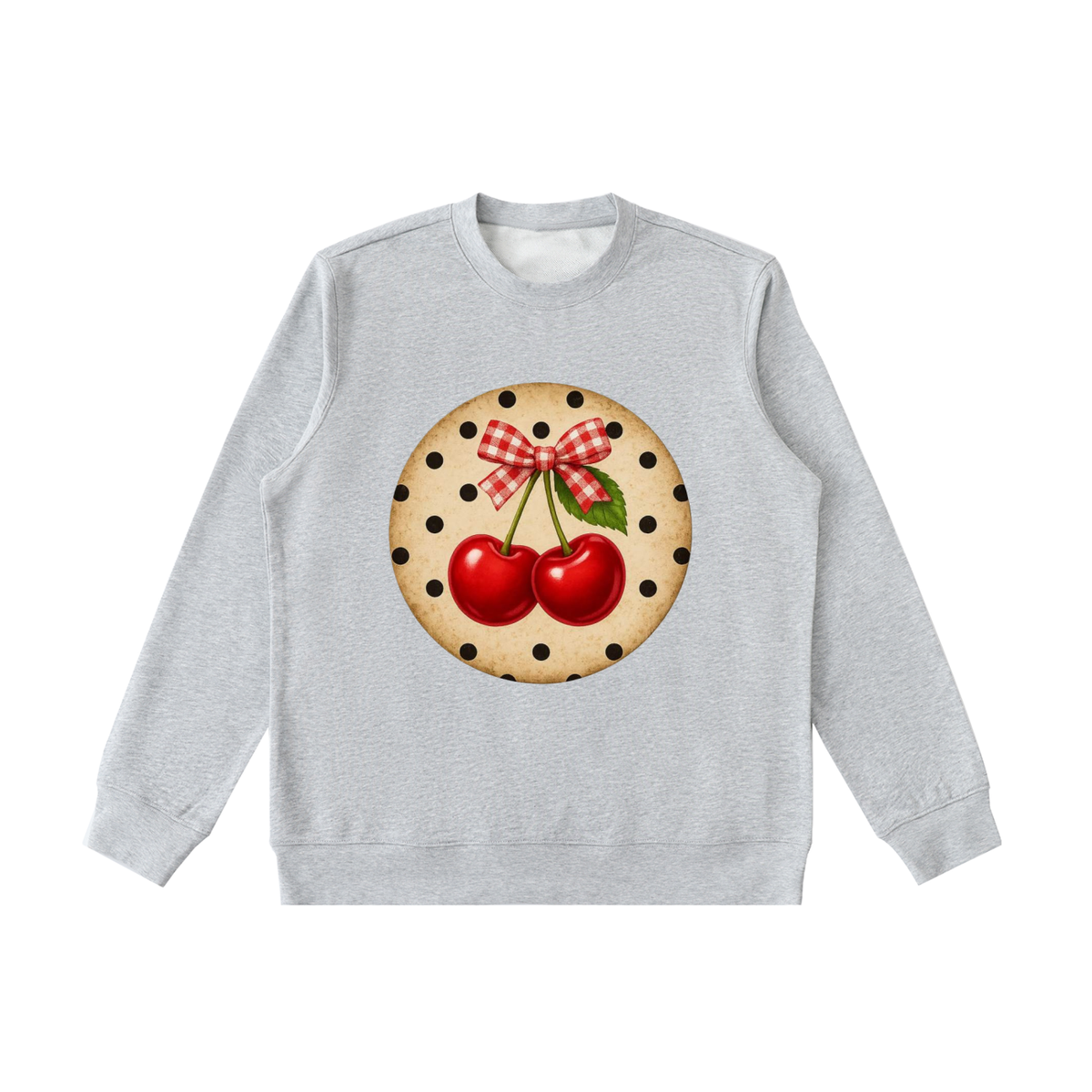 Essential Heavyweight Crewneck  Sweatshirt cherry vintage