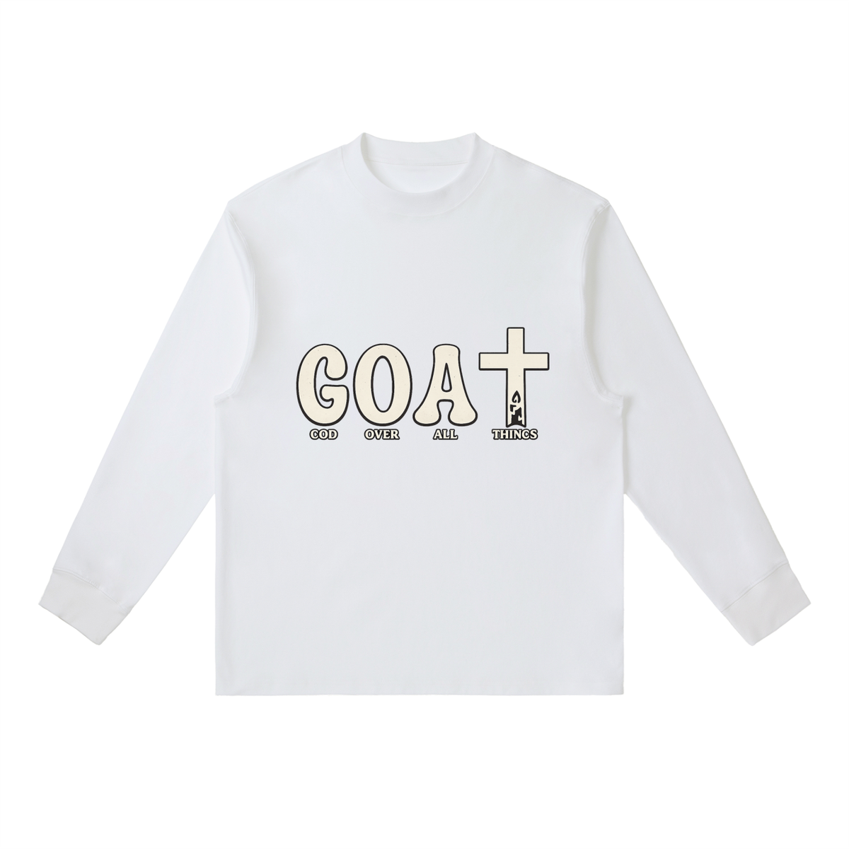Essential Crewneck Long-Sleeve T-Shirt GOAT
