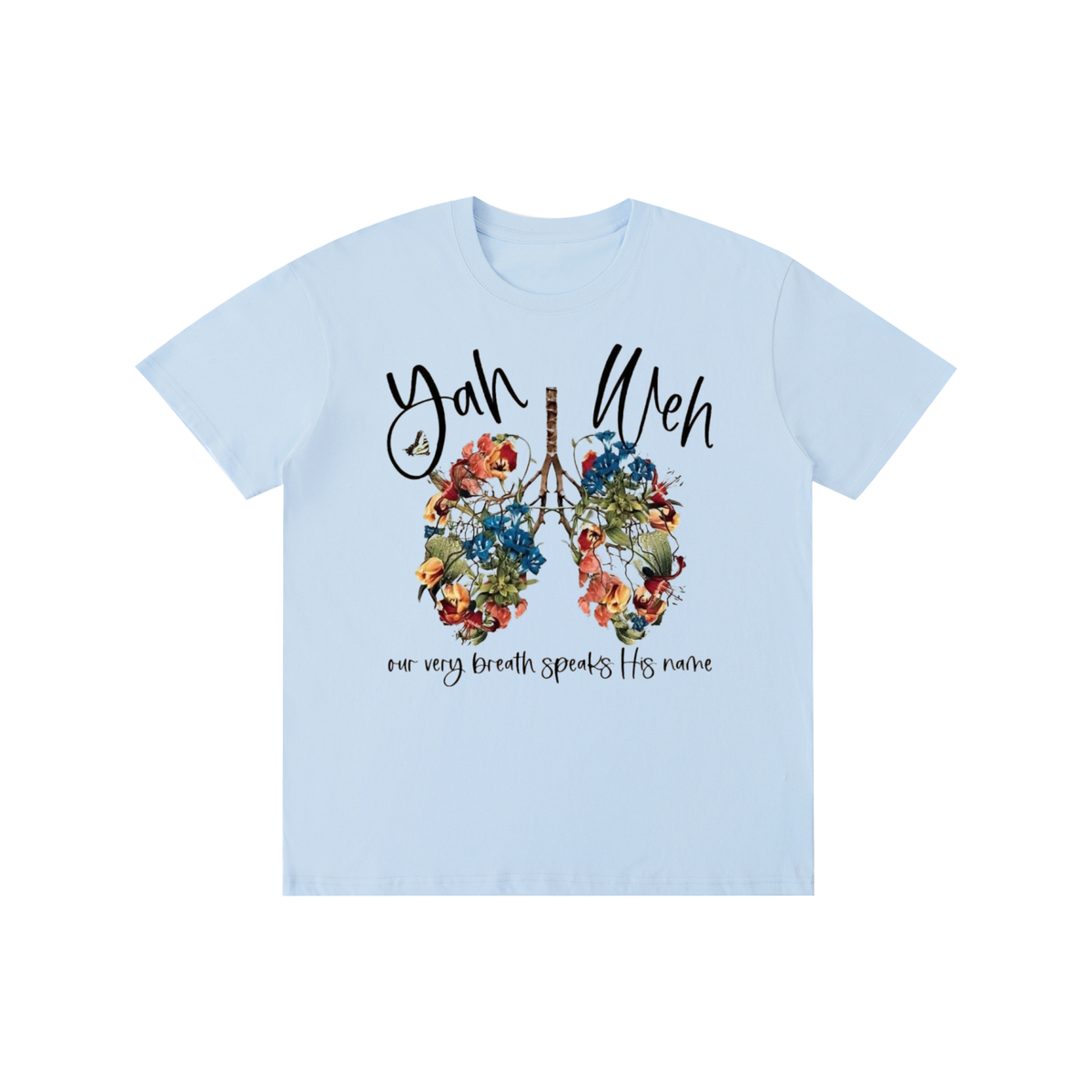 Pure Cotton Unisex T-Shirt Yahweh lungs