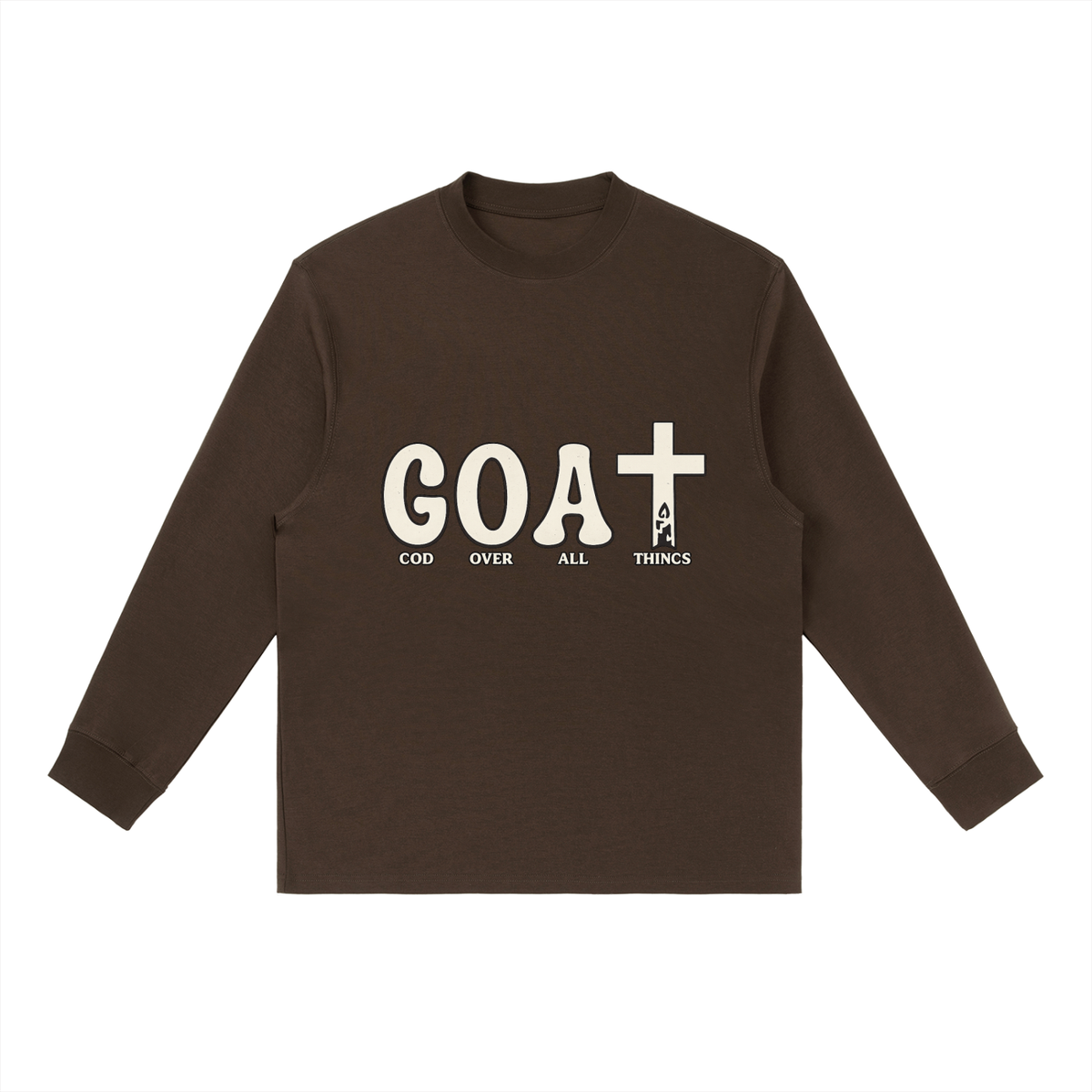 Essential Crewneck Long-Sleeve T-Shirt GOAT