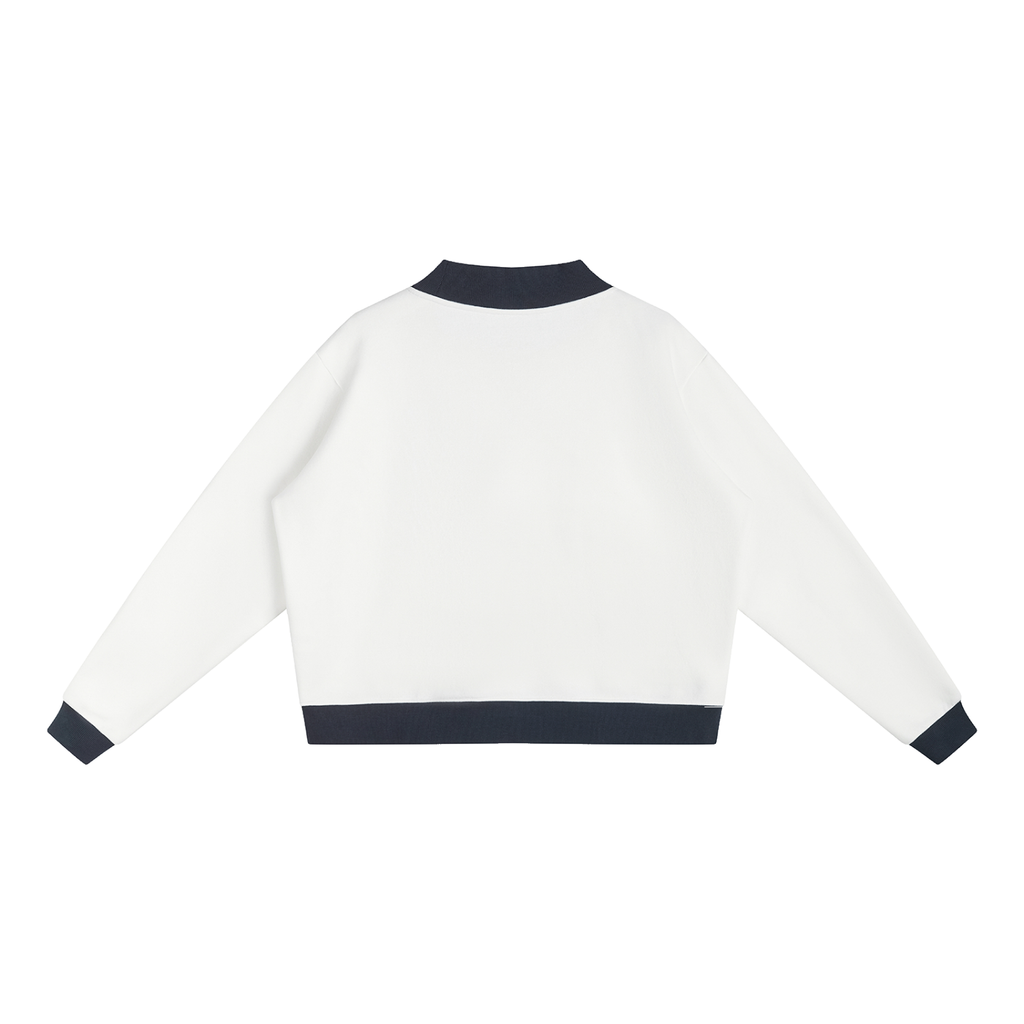 Women’s Mock Neck Crewneck Sweatshirt Irene Lyric
