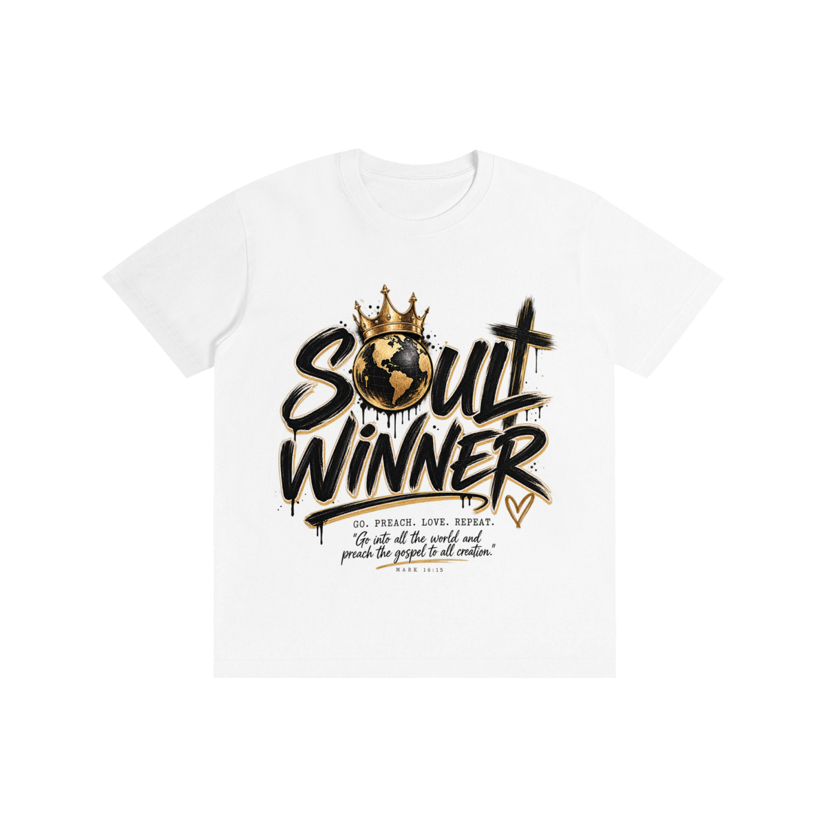 Pure Cotton Unisex T-Shirt Soul winner