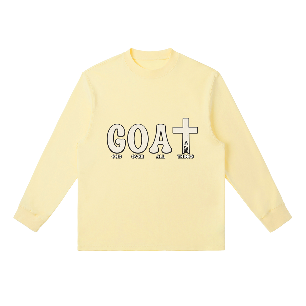 Essential Crewneck Long-Sleeve T-Shirt GOAT
