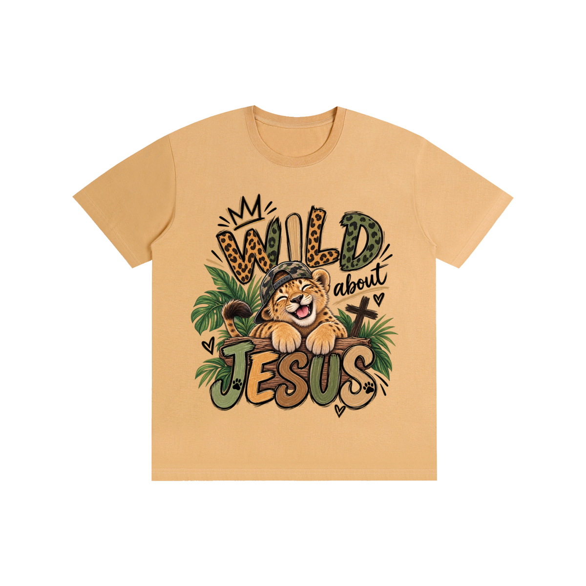 Pure Cotton Unisex T-Shirt Wild about Jesus