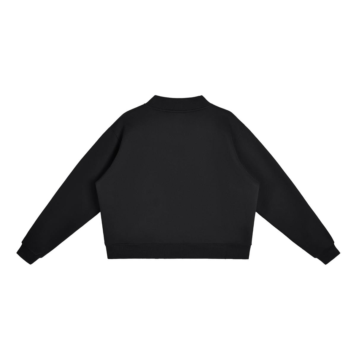 Essential Fleece Mock-Neck Crew Sweatshirt vintage music