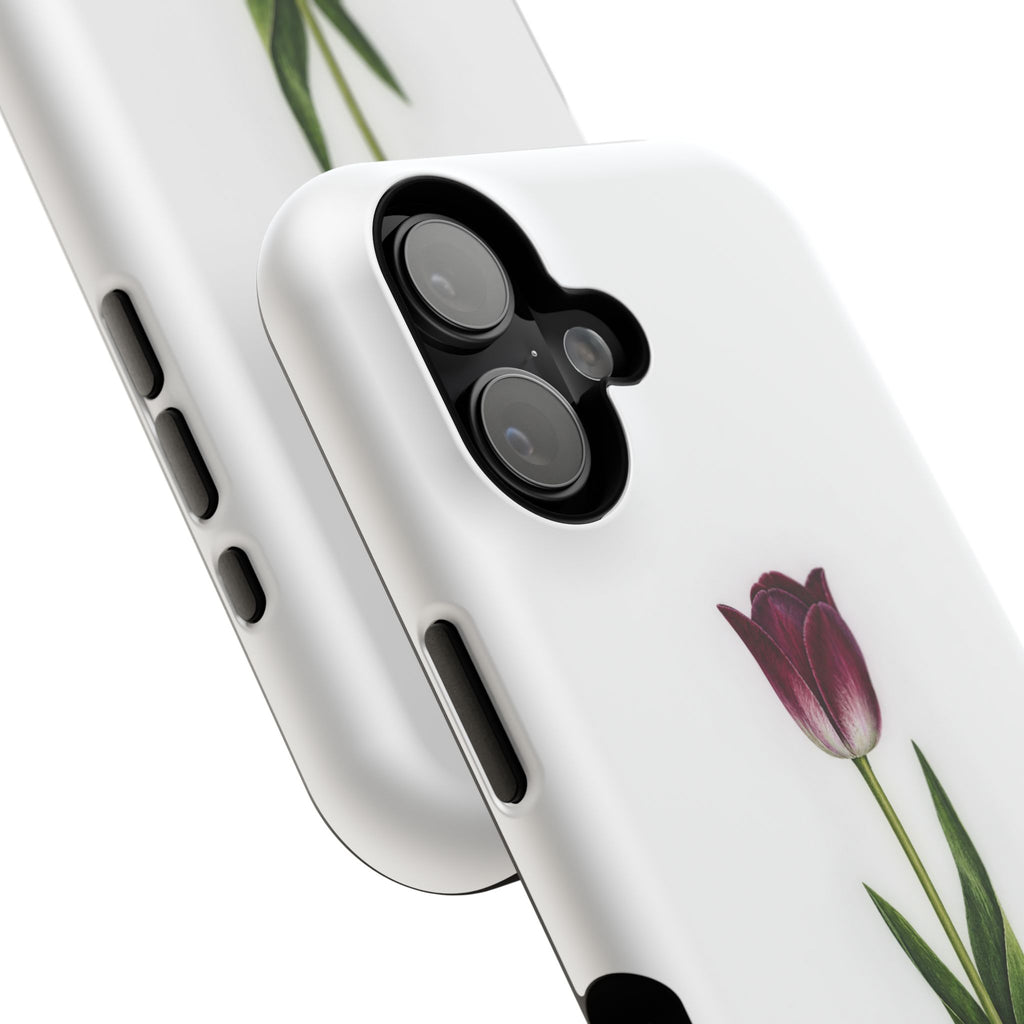 Impact-Resistant Phone Case — “Loved By His Grace” Tulip Design