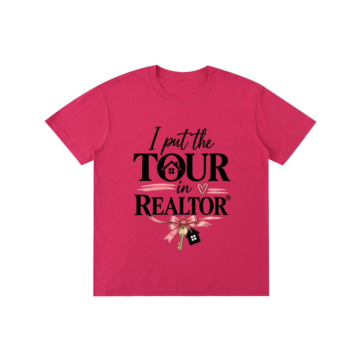 Pure Cotton Unisex T-Shirt I put the tour in REALATOUR