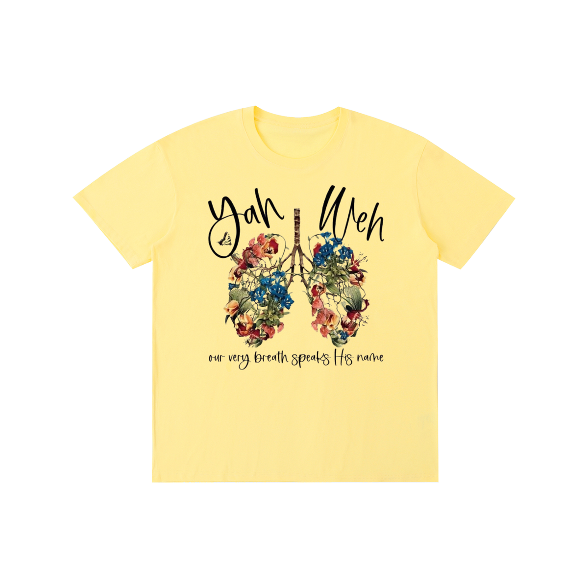 Pure Cotton Unisex T-Shirt Yahweh lungs