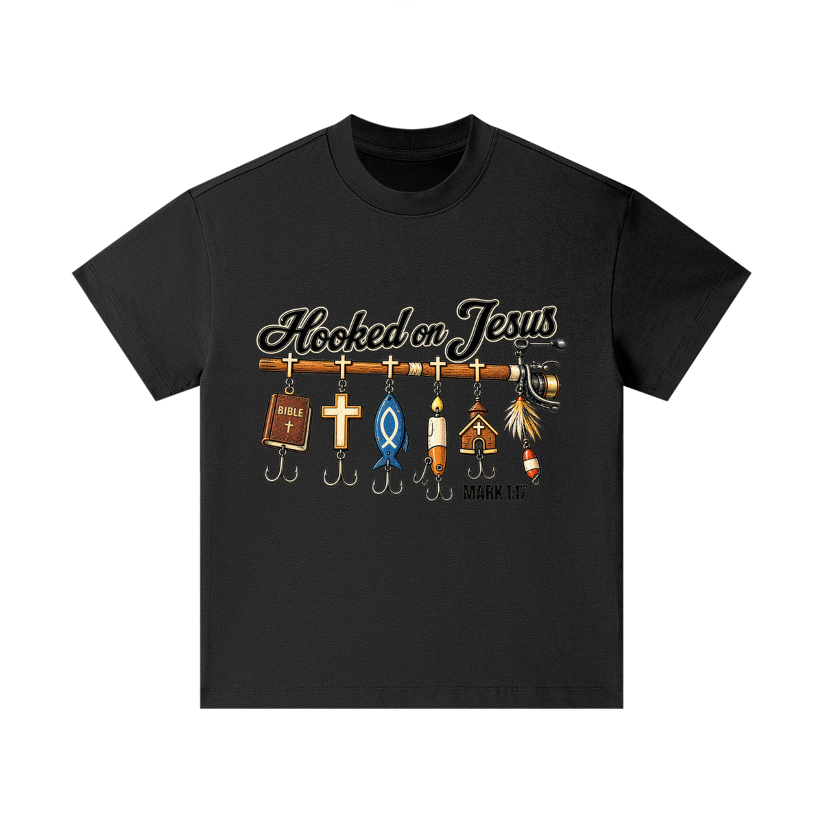 Pure Cotton Essential Kids T-Shirt HookedonJesus