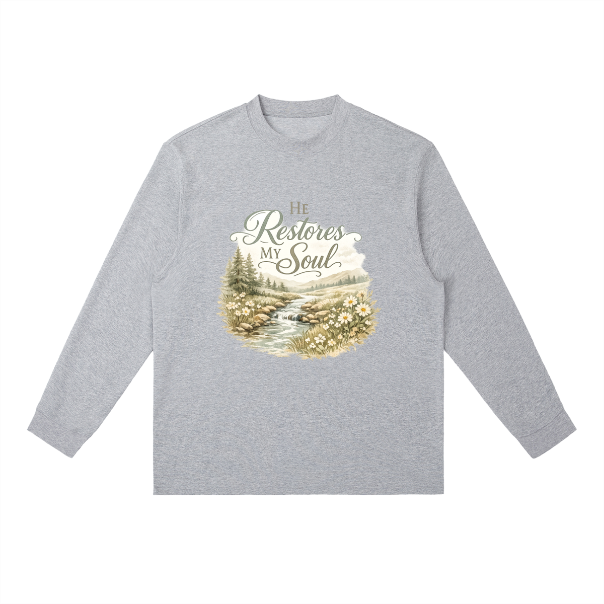 Essential Crewneck Long-Sleeve T-Shirt