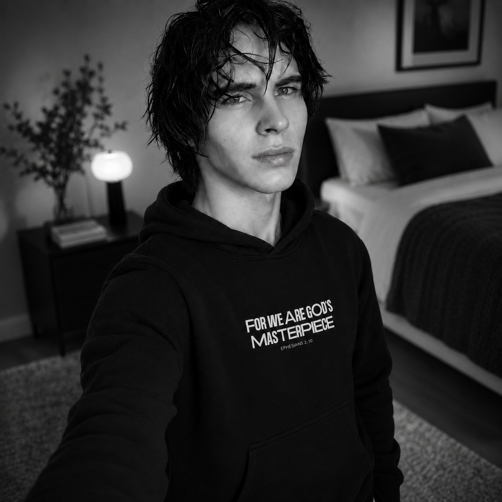 Oversize Fleeced Hoodie Gods masterpiece