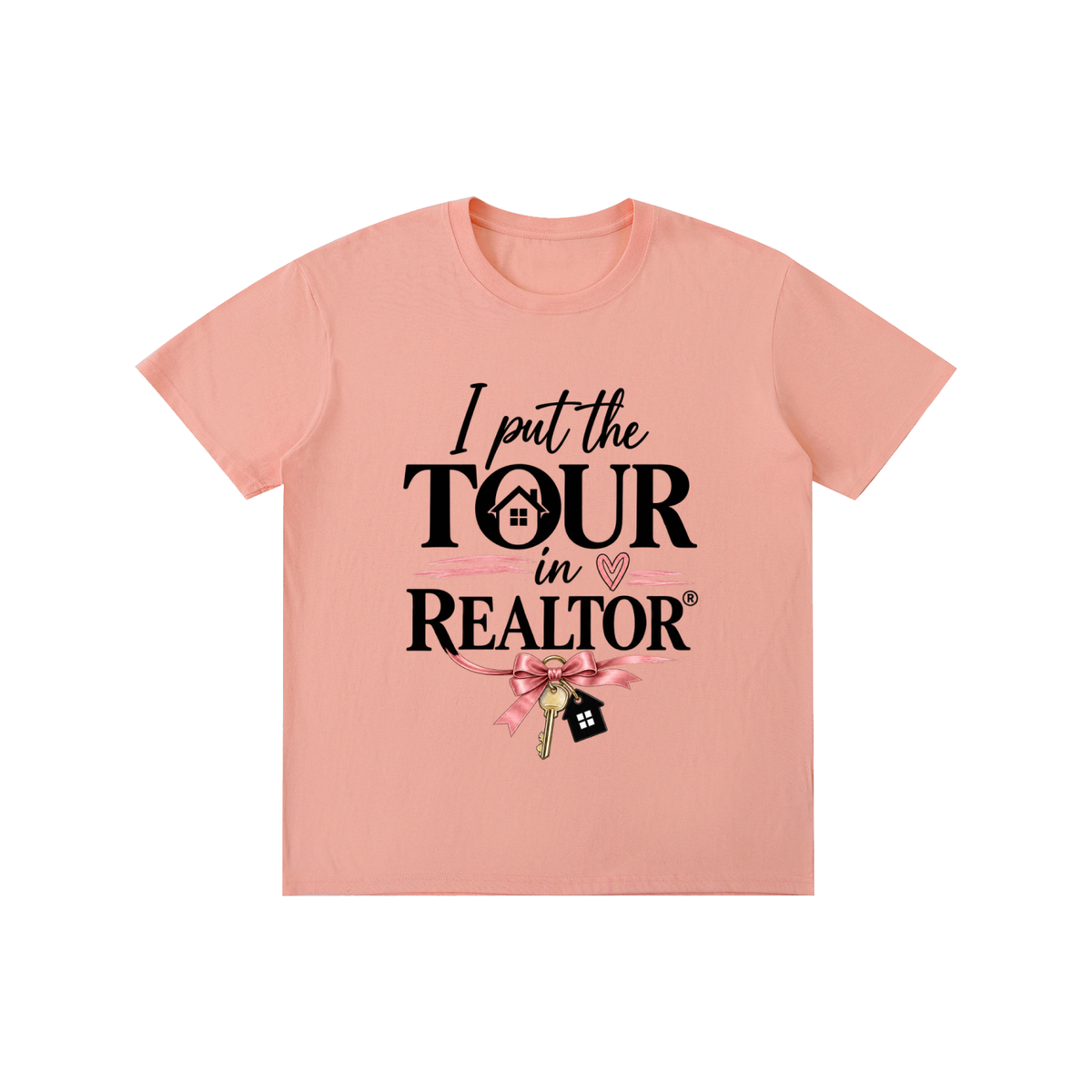 Pure Cotton Unisex T-Shirt I put the tour in REALATOUR