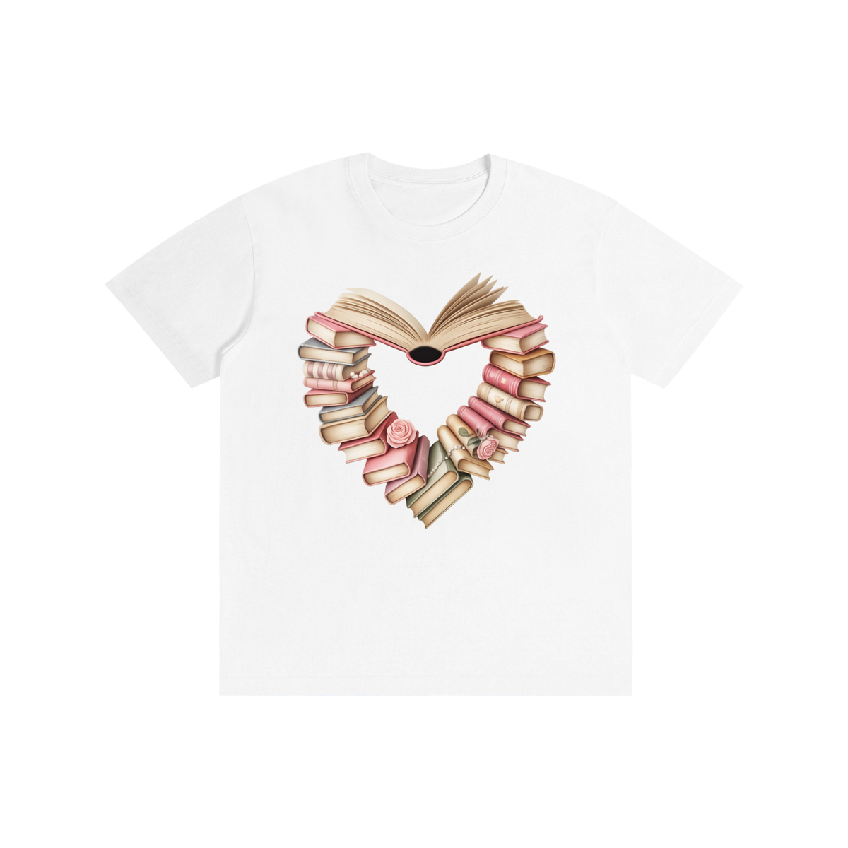 Pure Cotton Unisex T-Shirt heartbooks