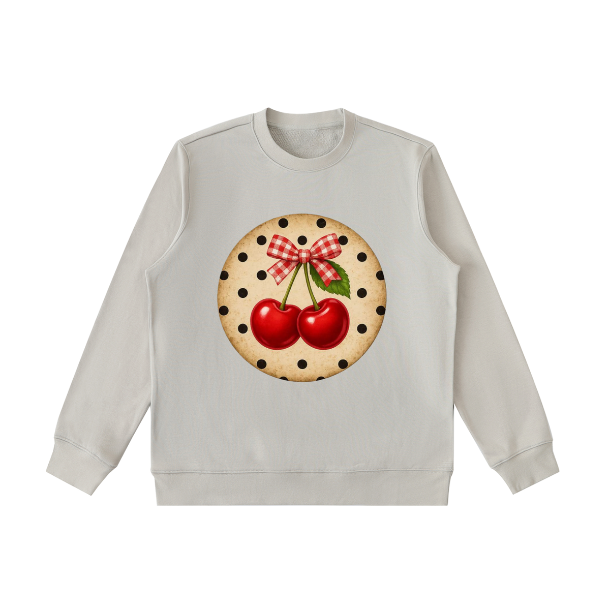 Essential Heavyweight Crewneck  Sweatshirt cherry vintage
