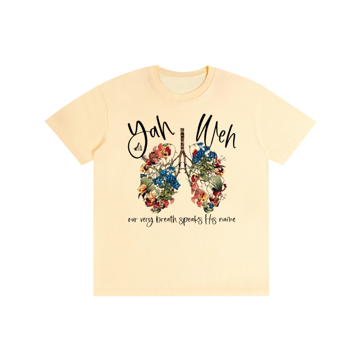 Pure Cotton Unisex T-Shirt Yahweh lungs
