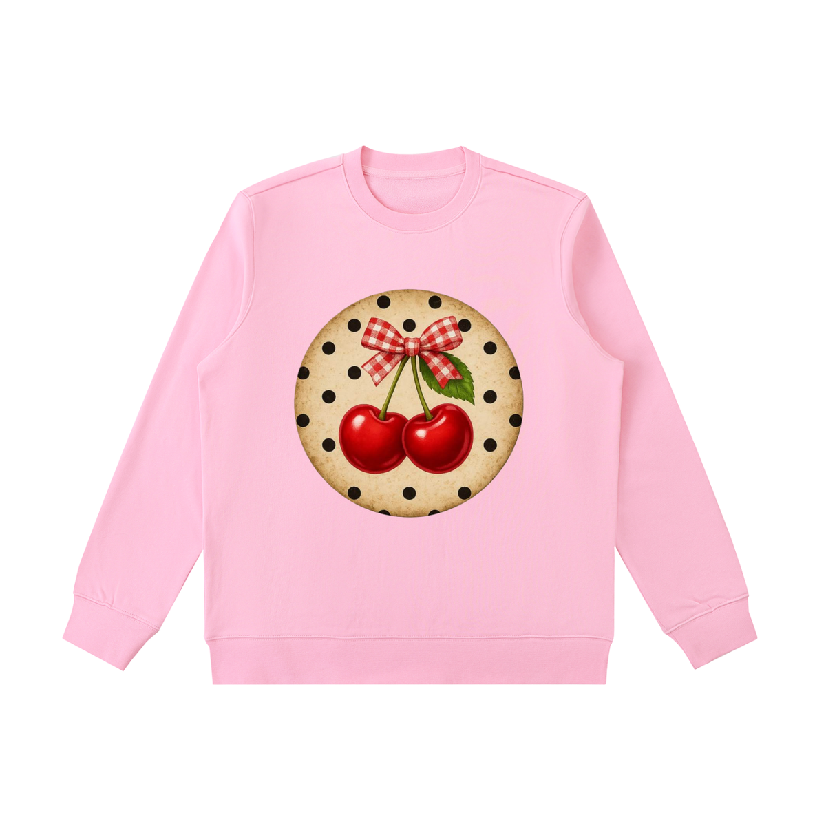 Essential Heavyweight Crewneck  Sweatshirt cherry vintage