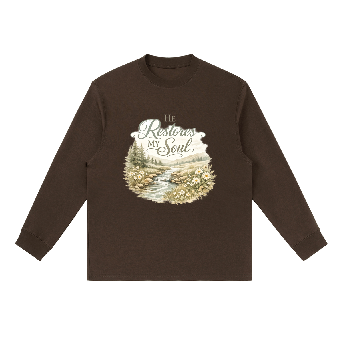 Essential Crewneck Long-Sleeve T-Shirt